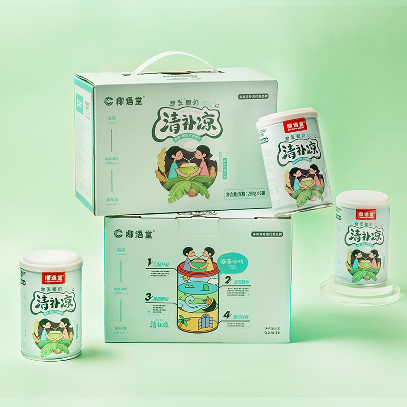 椰语堂植物蛋白饮料12罐海南特产