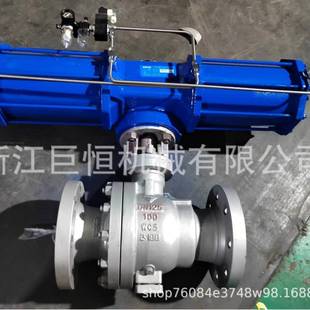 Q647H 球阀气动高压硬密封球阀AW单作用气 100气动高压固定式