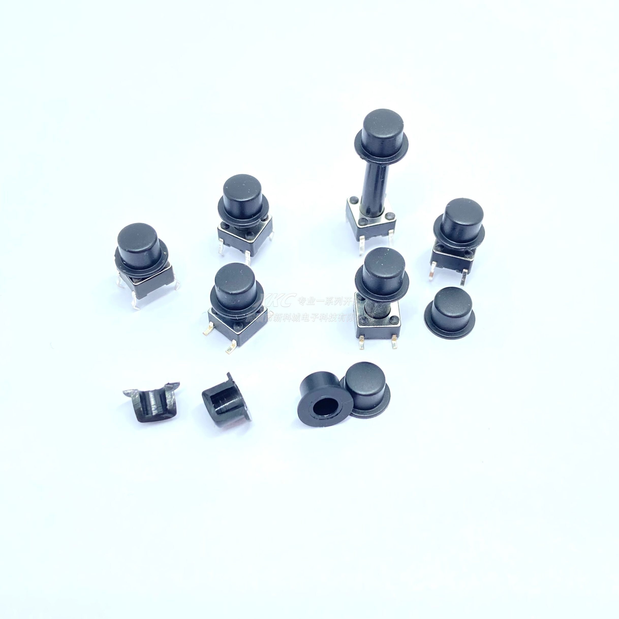 超小防水硅胶帽 轻触开关6*6 直径5.5MM 高度4.5MM按键帽直插贴片