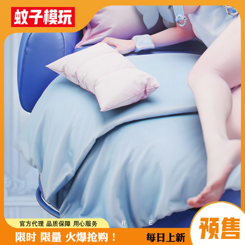 【蚊子模玩】白兔手办女雕像