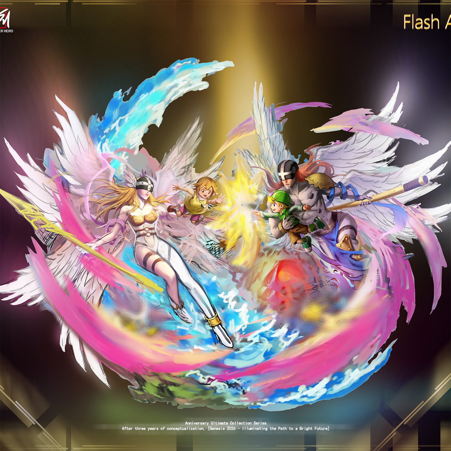 代购定金 天女兽天使兽 光明与希望天使创世纪超英工作室手办雕像