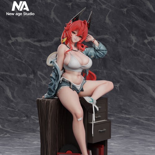 【蚊子模玩】红帽老太手办女雕像