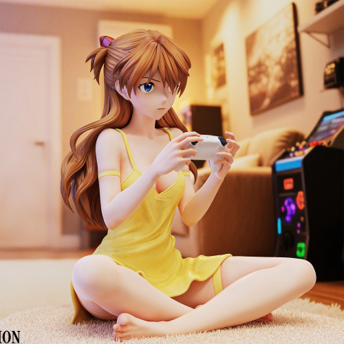 【蚊子模玩】游戏机明日香手办