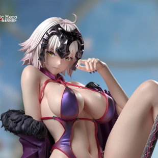 手办女雕像 代购 漫英 Hero Comic 贞德 泳装 定金 蚊子模玩