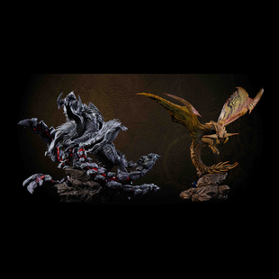 【蚊子模玩】定金 煌雷龙 锁刃龙 怪物猎人 SWORD WING 手办雕像