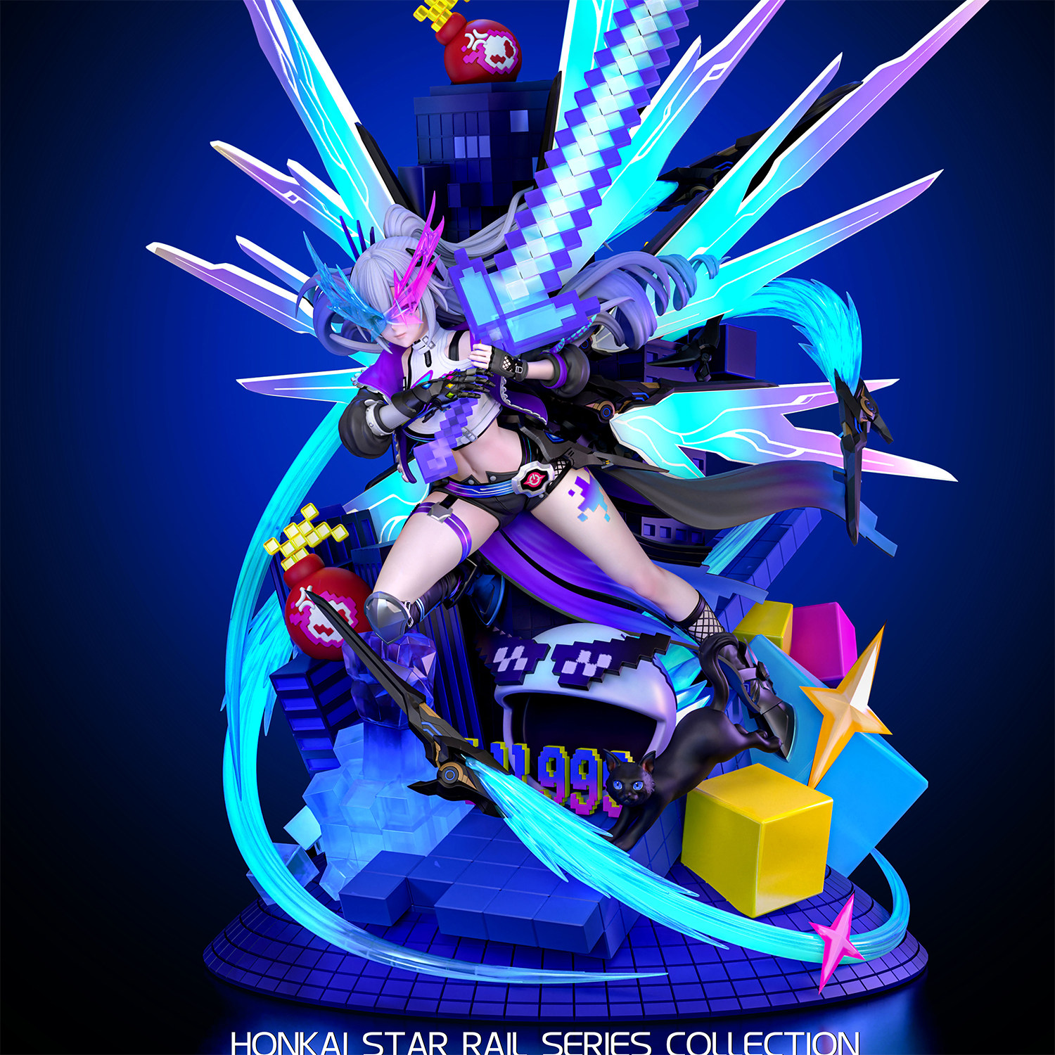 【蚊子模玩】定金 狼尊 LV999 银狼 欲梦 lemon 手办女雕像 代购
