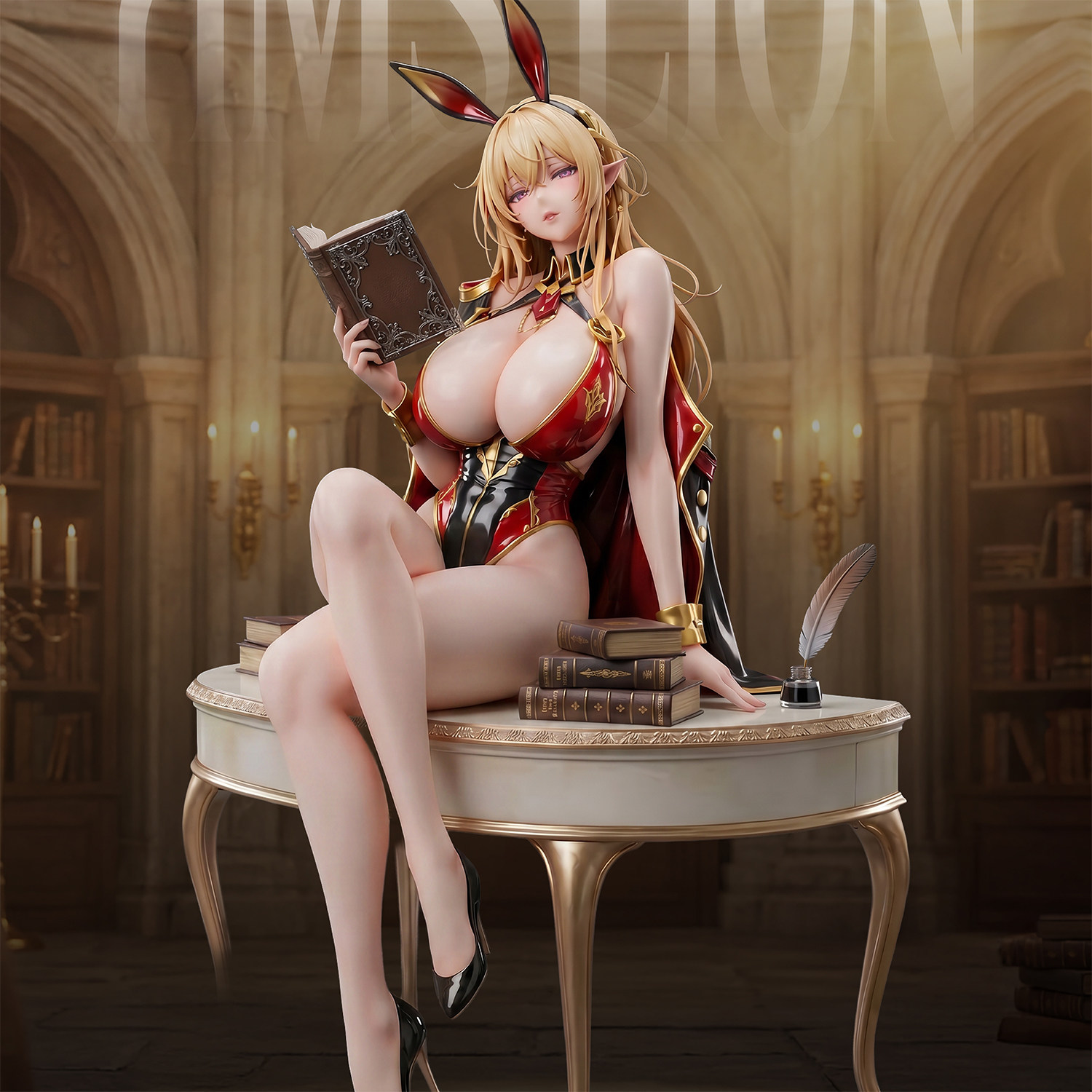 【蚊子模玩】兔女郎金狮手办