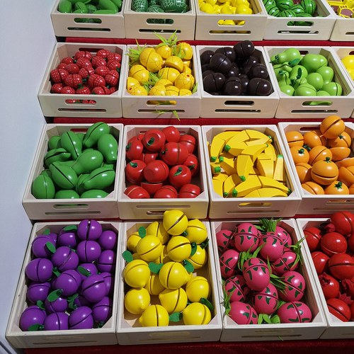 自由搭配木切切看蔬菜水果切切乐