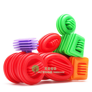 多奇妙积木幼儿园儿童软体齿轮拼插积木环保塑料无毒无味益智积木