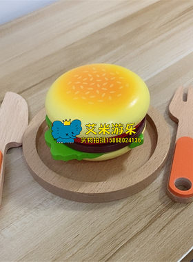 娃娃家幼儿园木质薯条可乐娃娃家