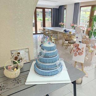 diy手工蛋糕有钱花束材料包礼盒惊喜自制用真钱做的花盒