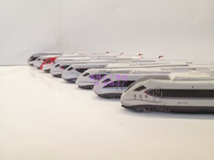 匹格N比例和谐号CRH6系动车组列车3D纸模DIY手工火车地铁高铁模型