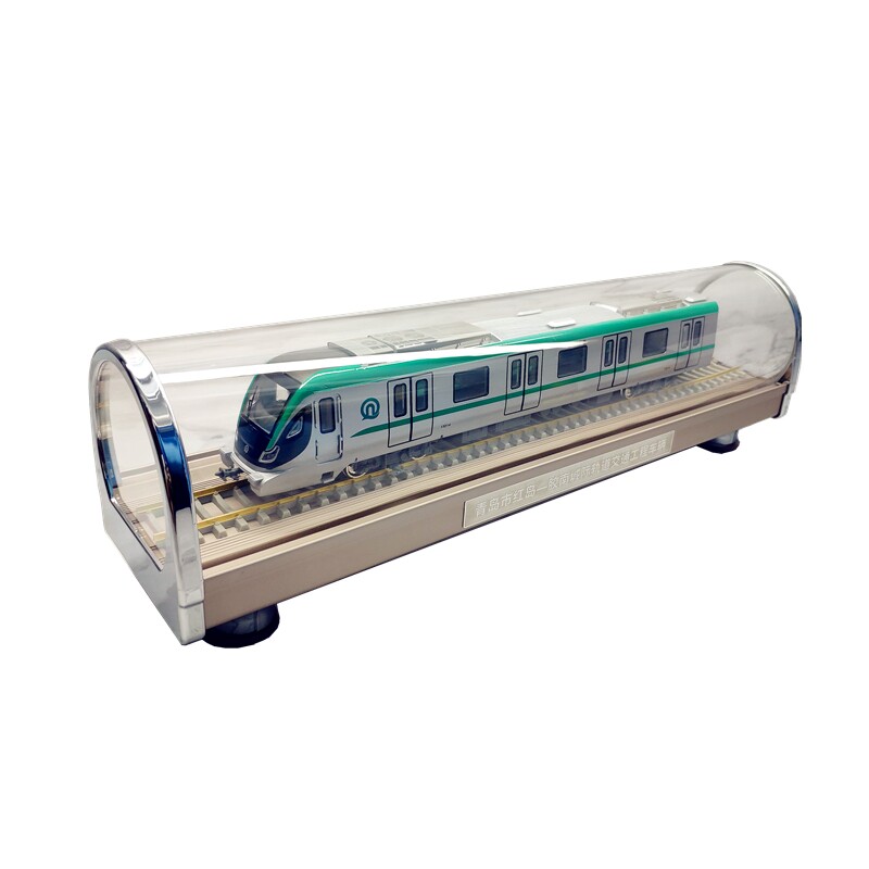 青岛地铁13号线列车模型沙盘商务礼品火车玩具火车地铁高铁模型