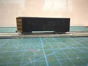 N比例铁路C80B型敞车3D纸模型DIY手工火车地铁路轻轨高铁货车模型