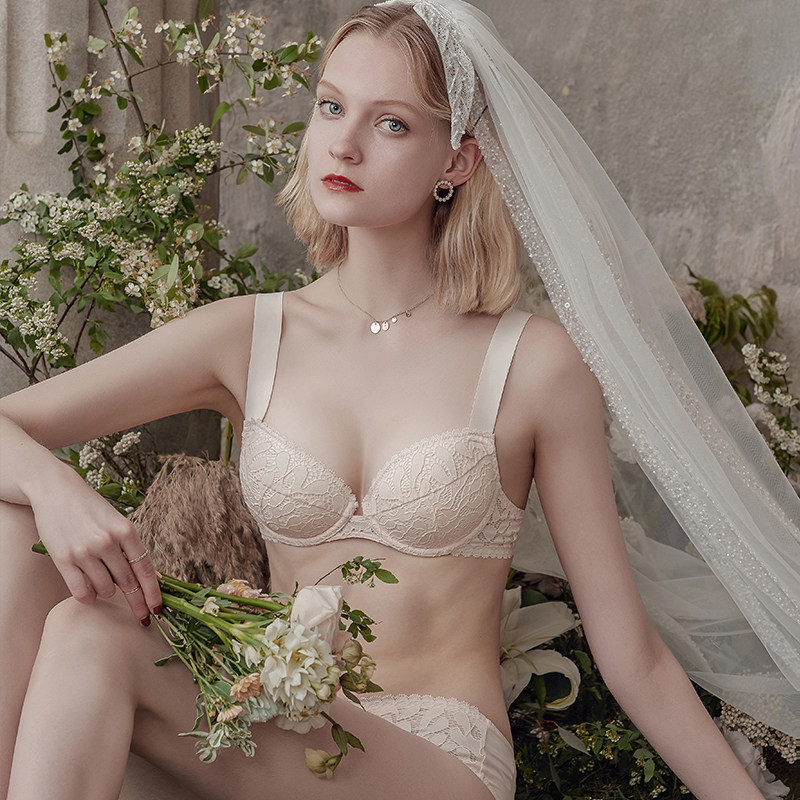 BOTHYOUNG蕾丝内衣薄款聚拢显大上托小胸性感文胸罩套装少女bra - BOTHYOUNG性感内衣出品