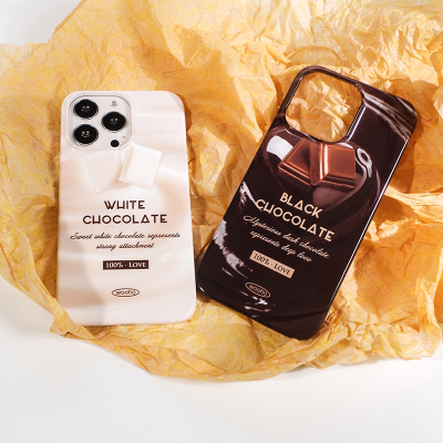 创意高级感巧克力情侣菲林手机壳