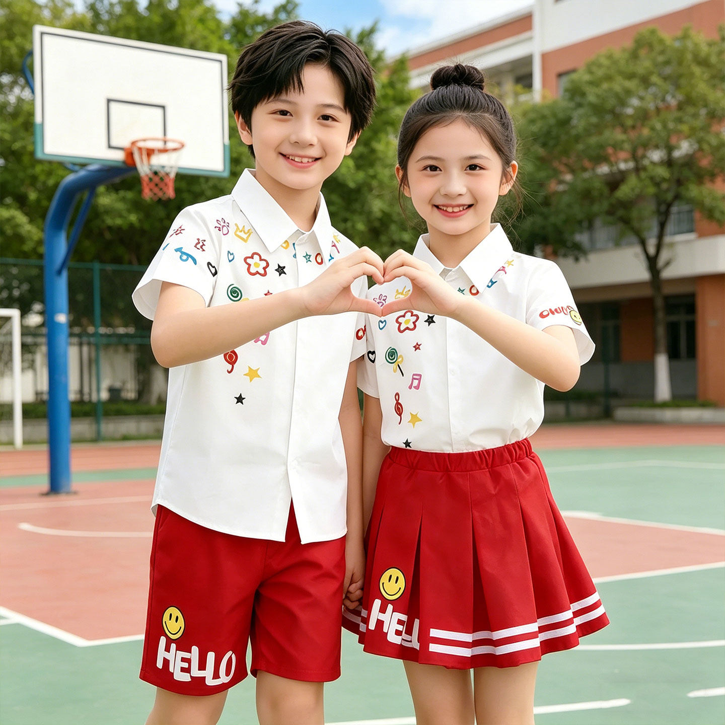中华美少年男女童啦啦队街舞服装儿童舞蹈演出服策马奔腾快来小马