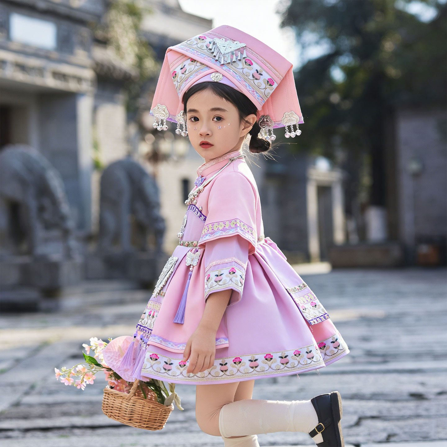 女孩洛丽塔民族舞新款演出服