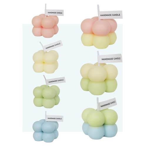 韩国ins魔方北欧创意香薰蜡烛