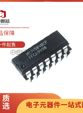 MC14584 DIP-14 反相施密特触发器芯片 MC14584BCP 全新原装正品
