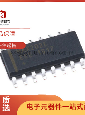 MAX202EESE+T RS-232收发器驱动器MAX202E SOP-16贴片 原装正品