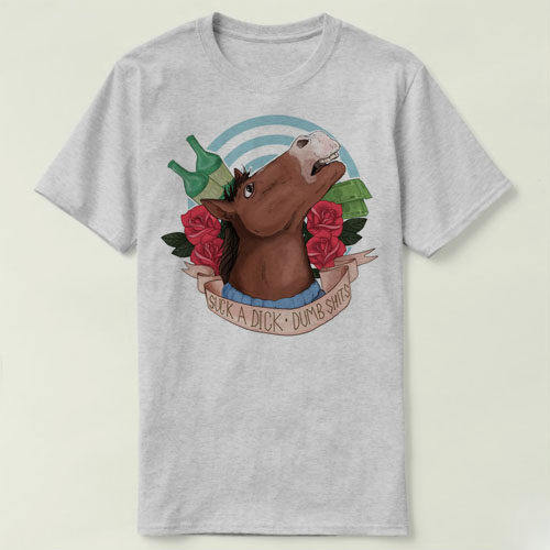 BoJack Horseman 马男波杰克 圆领 定制男女Tee T-Shirt T恤 c