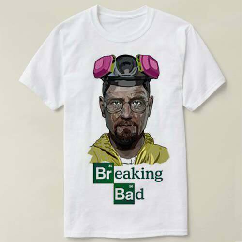 Breaking Bad Heisenberg 绝命毒师 DIY 定制Tee Shirt T恤 v