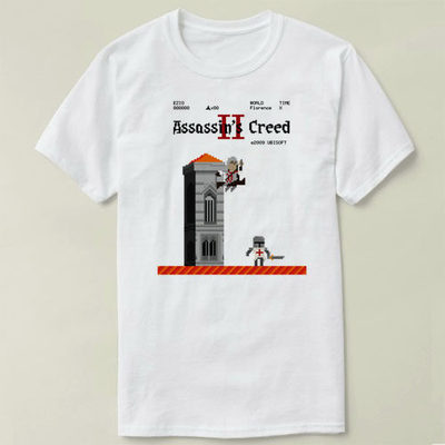Assassin's Bit Creed刺客信条Tee Shirt圆领 定制T恤男女