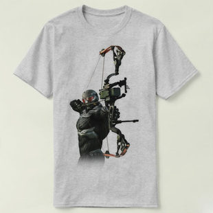 video GAME Shirt Crysis 圆领 Tee 孤岛危机3 定制T恤