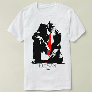 HITMAN 47 杀手47 Tee Shirt圆领 DIY来图定制T恤 班服
