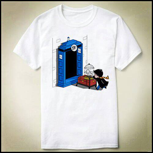 PlatformHarryPotter哈利波特TeeShirt圆领衣服上衣T恤成人