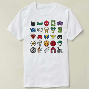 Deadpool死侍Marvel漫威Tee Shirt 定制T恤男女 Superheroes