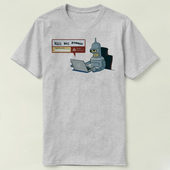 Robot Shirt Detector T恤 男女 Bender