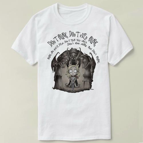 Dont_Blink-Black-Saqman 个性 定制 文化衫Tee 衣服 T-Shirt T恤