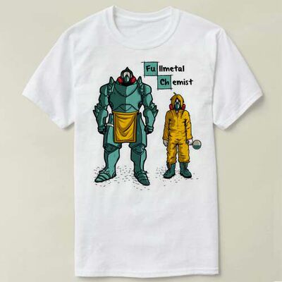Breaking Bad Fullmetal Alchemist钢炼金术师绝命毒师Shirt T恤