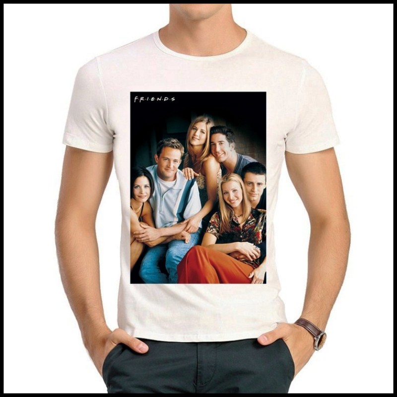 老友记白色经典美剧短袖t恤