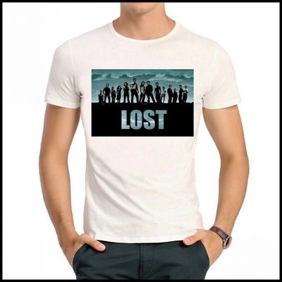 Lost T-shirt 迷失 T恤 白色 T恤 悬疑美剧 LOST 檔案 T恤 男女