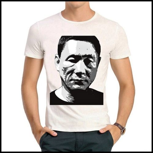 Kitano Takeshi T-shirt 北野武 T恤 白色短袖 名人 T恤 男女