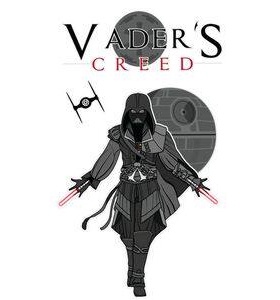Darth Vader Assassins Creed star wars星球大战Shirt T恤