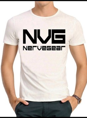 Sword Art Online T-shirt 刀剑神域 T恤 白色短袖 刀剑神域T恤