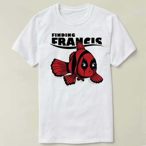 Finding Nemo Deadpool死侍Marvel漫威Tee Shirt 定制T恤男女