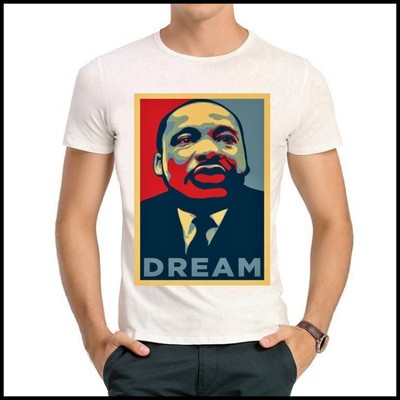 Martin Luther King T-shirt 马丁 路德 金 T恤 短袖 白色 T恤衫