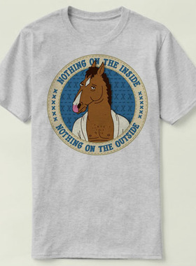 BoJack Horseman 马男波杰克Nothing on either side T-Shirt T恤
