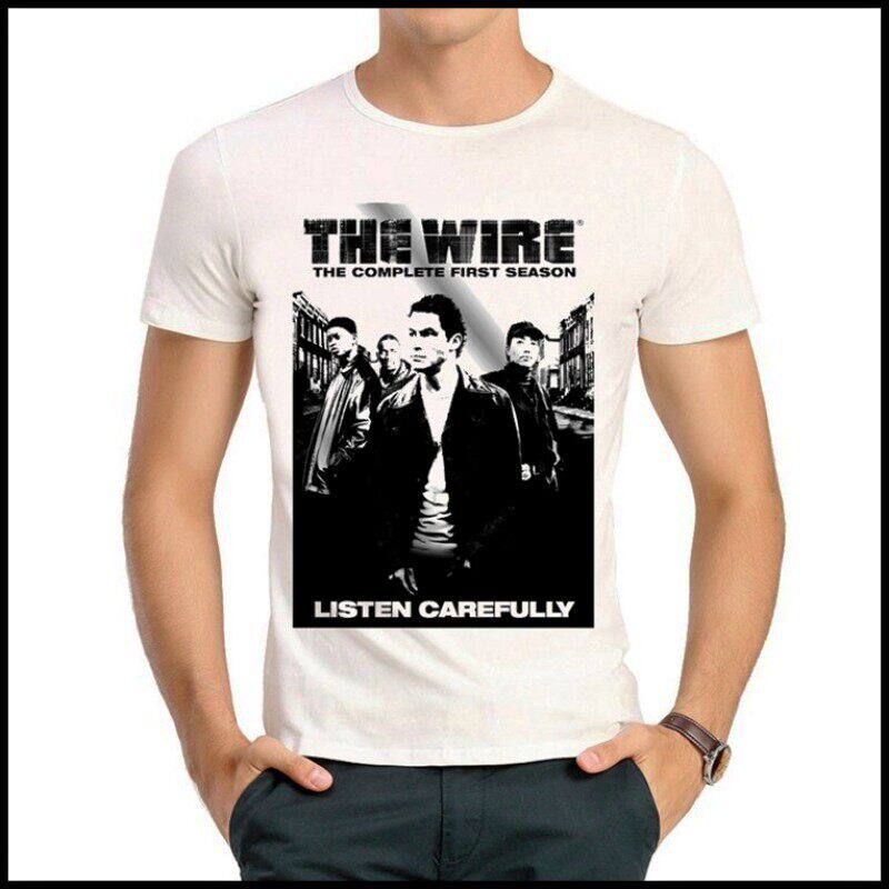 The Wire T-shirt 美剧 火线 线人 T恤 白色 T恤 监听风云 T恤衫