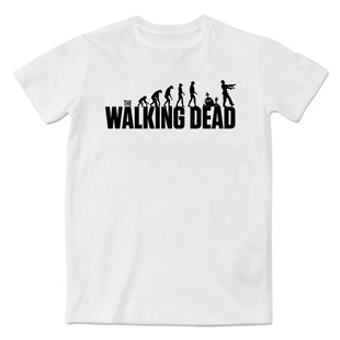 美剧周边 The Walking Dead 行尸走肉进化 潮流个性短袖T恤 男女