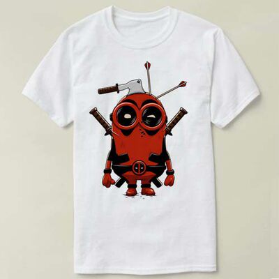 Deadpool死侍Marvel漫威Tee Shirt 定制T恤男女minion小黄人