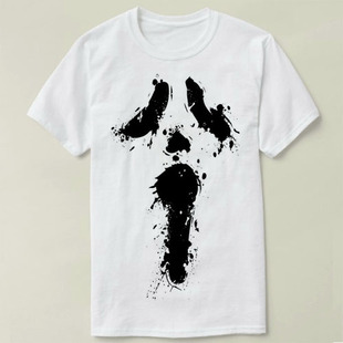 Ghostface scream 惊声尖叫 Tee Shirt T恤 圆领 定制男女 1