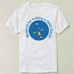 Biology 生物 Building a Dinosaur  定制男女Tee T-Shirt T恤