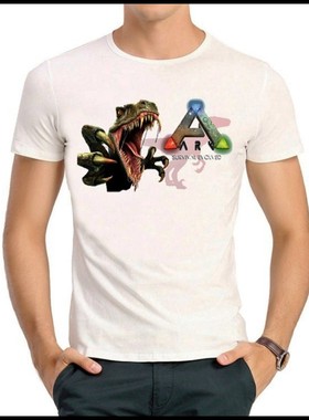 ark survival evolved T-shirt 方舟生存进化 T恤 白色短袖 T恤