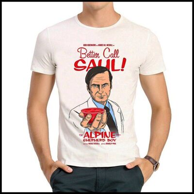 Better Call Saul T-shirt 美剧 风骚律师T恤 白色短袖T恤衫 男女